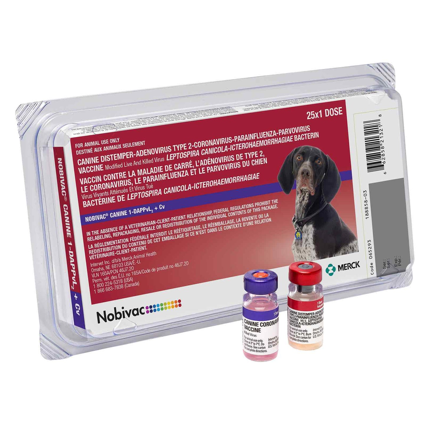 Nobivac Canine 1-DAPPVL-2 + CV (Galaxy DA2PPvl+Cv) - 25 s/d