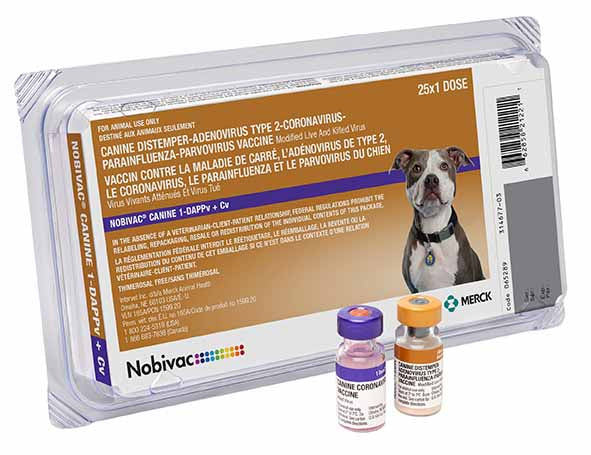 Nobivac Canine 1-DAPPv+Cv (Galaxy DA2PPv+Cv) - 25 s/d