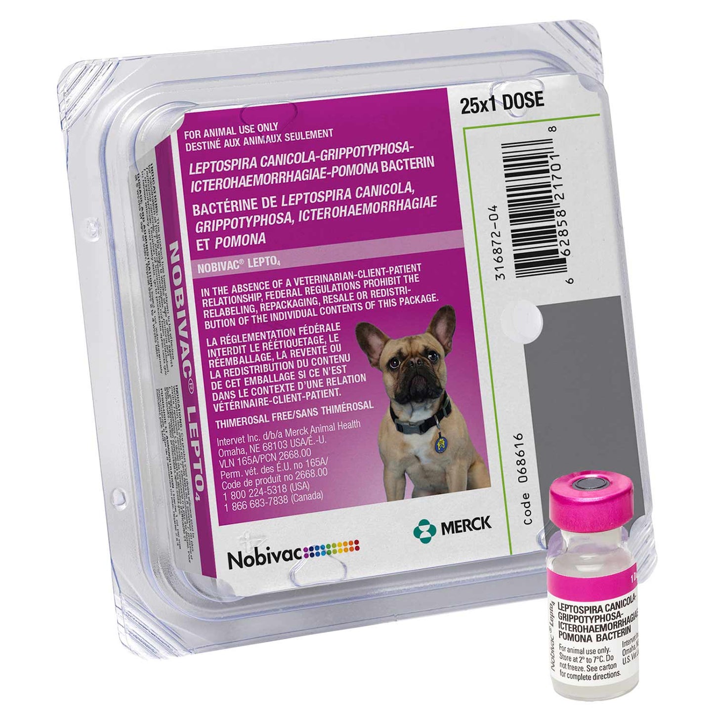 Nobivac Lepto 4, (25 x 1ml)