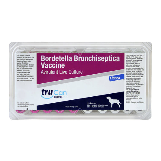 TruCan B Oral  25 x 1 Vials of Vaccine