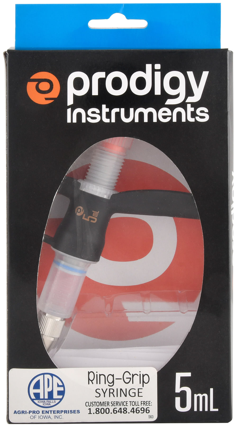 Prodigy 5 mL Ring-Grip Syringe